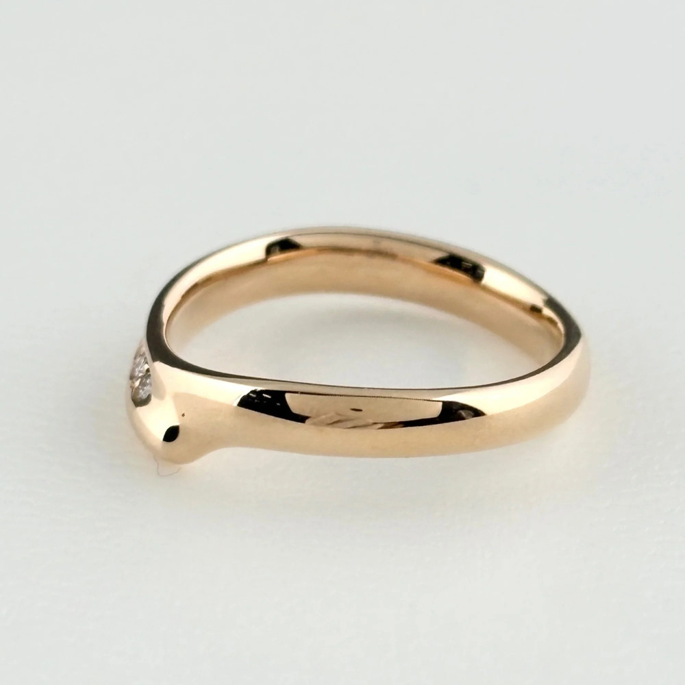 TIFFANY Gold Diamond Heart Ring - Picture 2 of 6